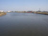 荒川赤水門の赤は健在　（2010年は荒川放水路工事着工１００年目）